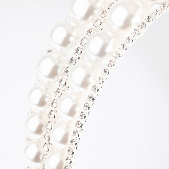 Lovisa 2 layer pearl headband - Picture 2 of 5